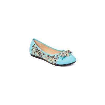 Fall Ballet Shoes 10 B-2292-turq- in Multi Medium