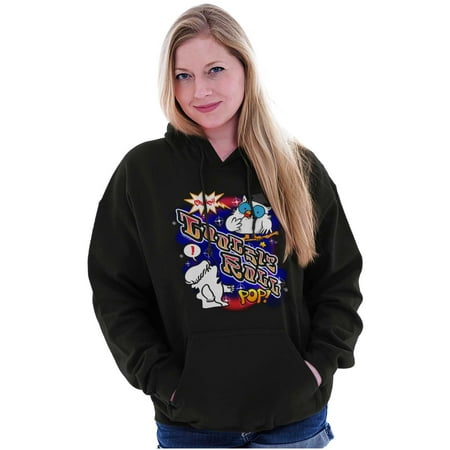 Airbrushed Tootsie Roll Pop Crunch Unisex Plus Size Hoodie Brisco Brands 5X