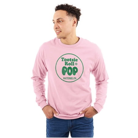 Retro Flavor Watermelon Tootsie Pop Long Sleeve TShirt Men Women Brisco Brands X
