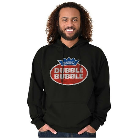 Vintage Dubble Bubble Gum Double Logo Hoodie Sweatshirt Women Men Brisco Brands L