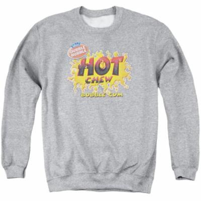 Dubble Bubble Nostalgic Candy Hot Chew Adult Crewneck Sweatshirt