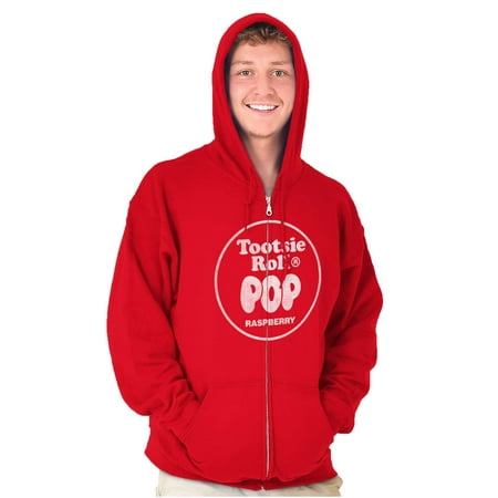 Vintage Tootsie Pop Flavors Raspberry Zip up Hoodie Men S Women S Brisco Brands 3X