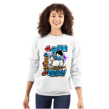 Airbrushed Tootsie Roll Pop Counting Sweatshirt for Men or Women Brisco Brands M