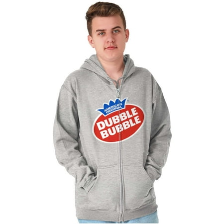 Vintage Dubble Bubble Gum Double Logo Zip up Hoodie Men S Women S Brisco Brands L