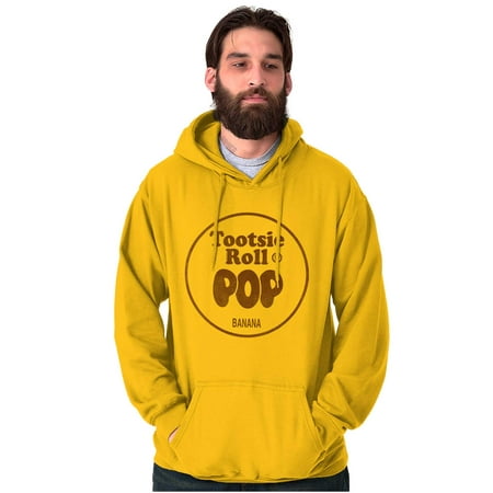Tootsie Roll Pop Banana Flavored Candy Hoodie Sweatshirt Women Men Brisco Brands 2X