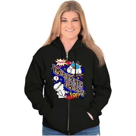 Airbrushed Tootsie Roll Pop Crunch Zip up Hoodie Men S Women S Brisco Brands X