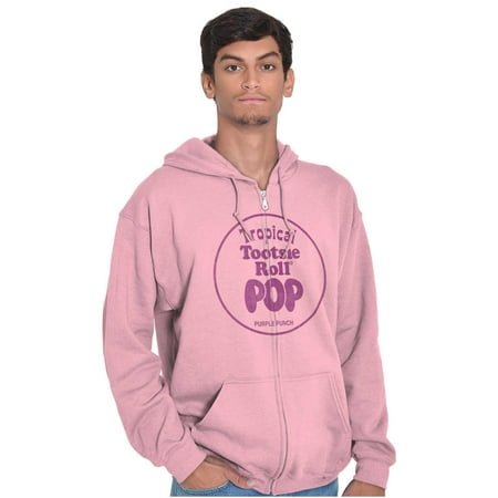 Tootsie Pop Fruit Punch Flavor Cute Zip up Hoodie Men S Women S Brisco Brands 3X