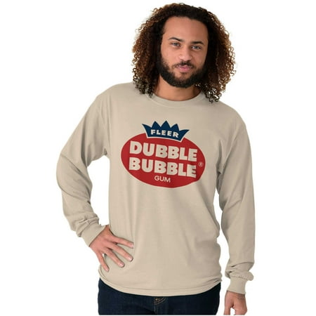 Retro Vintage Dubble Bubble Gum Logo Long Sleeve TShirt Men Women Brisco Brands 5X