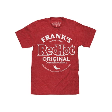 Tee Luv Men S Frank S RedHot Original Cayenne Pepper Sauce Shirt (3XL)