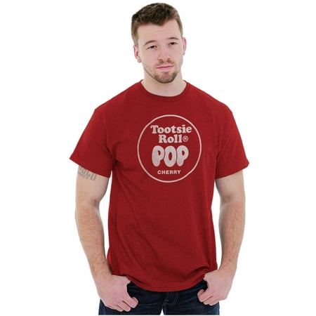 Cherry-Flavored Tootsie Roll Pop Men S Graphic T Shirt Tees Brisco Brands 5X