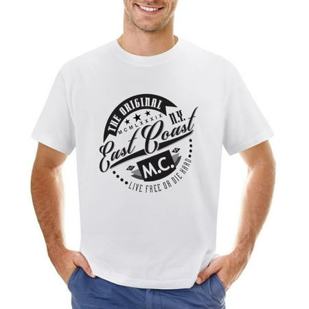 The Original Est 89 Men’s Graphic T-shirt Vintage Short Sleeve Sport Tee White L