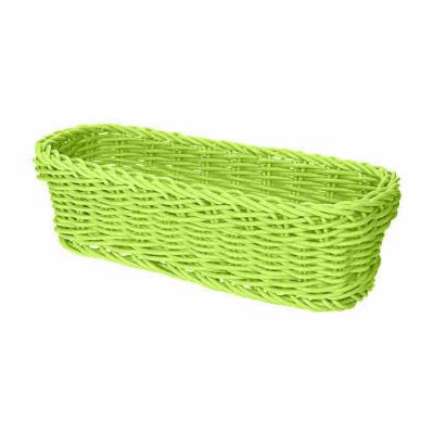 GET WB-1507-G Designer Polyweave 10 X 4 3/4 X 3 Green Rectangular Plastic Basket