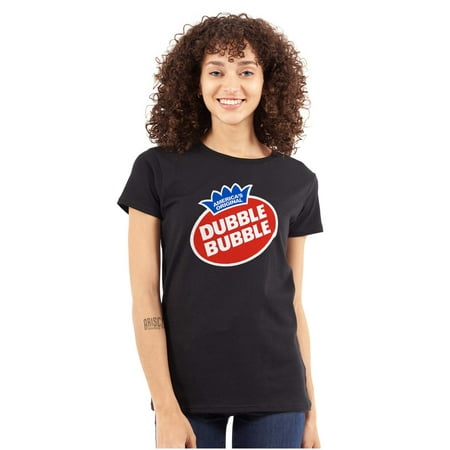 Vintage Dubble Bubble Gum Double Logo Women S T Shirt Ladies Tee Brisco Brands L