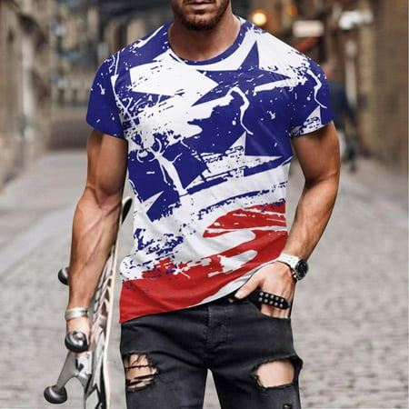 YOTAMI Mens T-shirts Unisex Daily T Shirt 3D Print Graphic Prints Short Sleeve Tops Casual Blouse Home White L XL XXL XXXL XXXXL