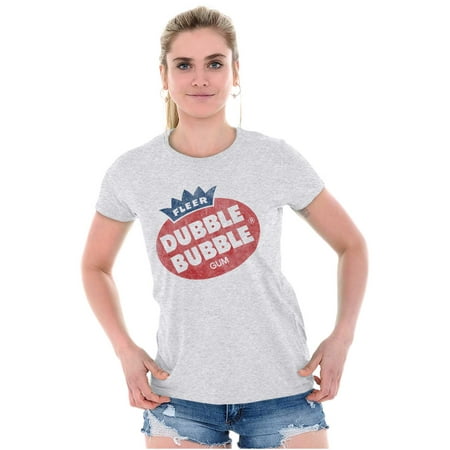 Retro Vintage Dubble Bubble Gum Logo Women S T Shirt Ladies Tee Brisco Brands M