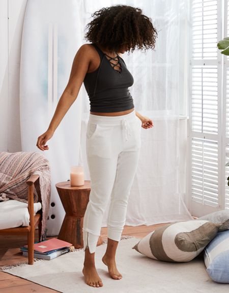 Aerie Ankle Zip Jogger