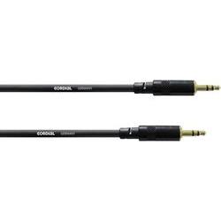 Cordial CFS 3 WW Jack Cinch Cable Black Flexible 3.00 M 3.5 Mm to