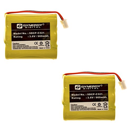 Sanyo CLT-9905 Cordless Phone Combo-Pack Includes: 2 X SDCP-C321 Batteries