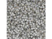 Miyuki Delica Seed Beads, 11/0 Size, 100 Gms, #1455 S/L Light Smoke Opal Grey