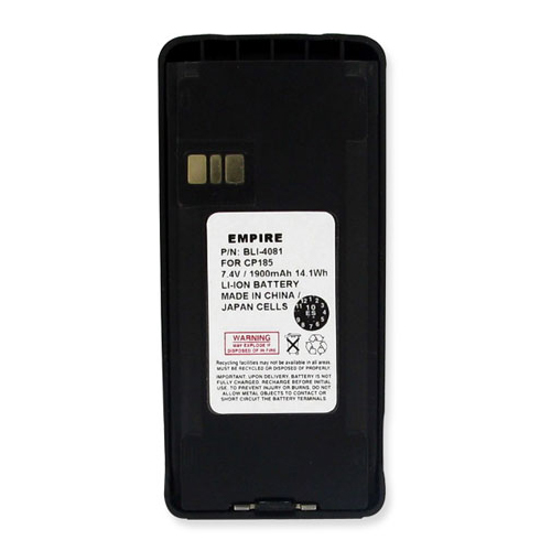 BLI-4081 Li-Ion Battery - Rechargeable Ultra High Capacity (1900 MAh) - Replacement for Motorola PMNN4081 Battery