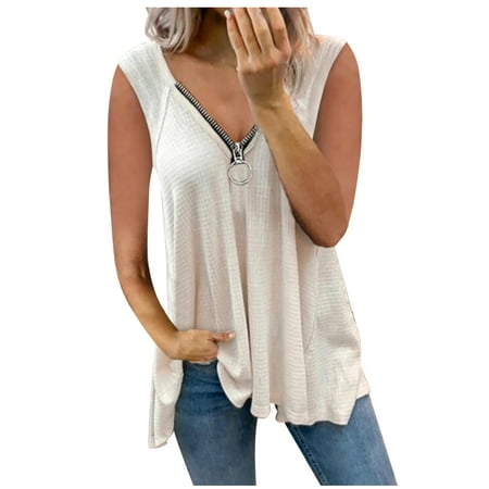GWAABD Womens Deep V Neck Halter Crop Cami Top Women Top Solid Casual Tank Tops