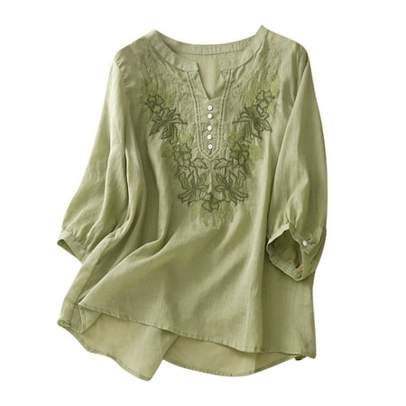 QUYUON Women S Long-Sleeve Fleece Sweatshirt Clearance Sweatshirt Women Polyester Long Sleeve V-Neck Floral Blouse Tops Style S-2312 Lightweight Zippe