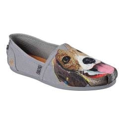Skechers Women's Bobs Plush - Beagle Bud Bobs for Dogs and Cats Casual Slip-on Flats from Finish Line - CHARCOAL