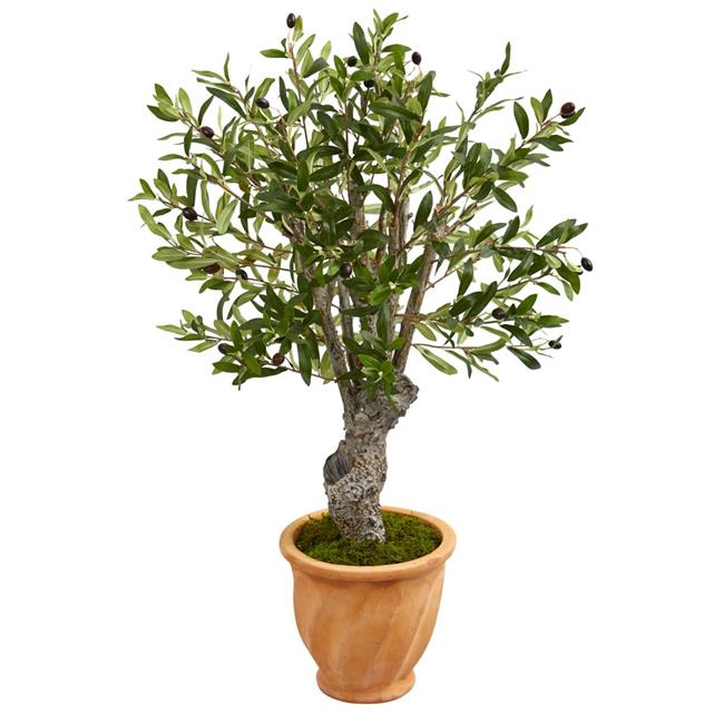 Nearly Natural 3-ft. Olive Artificial Tree, Green