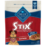Blue Buffalo Stix Pepperoni-Style Dog Treats  Beef Recipe  13-oz. Bag