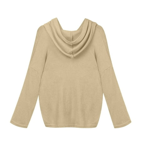LBLOE Women S Lightweight Long-Sleeve V-Neck Solid Color Tunic Sweater Tops (Available in Plus Size)