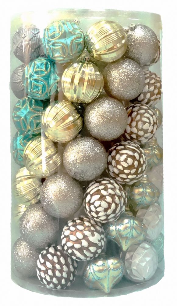 75 Piece 80mm Ornament Golden Hour