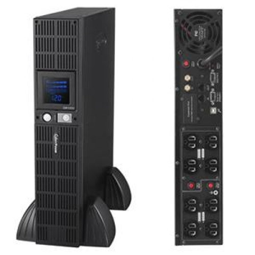 CyberPower Smart App Intelligent LCD OR1500LCDRT2U - UPS - AC 90-140 V - 900 Watt - 1500 VA 7 Ah - RS-232, USB - 8 Output Connector(s) - 2U