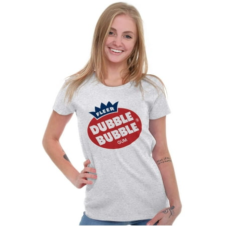 Retro Vintage Dubble Bubble Gum Logo Women S T Shirt Ladies Tee Brisco Brands X