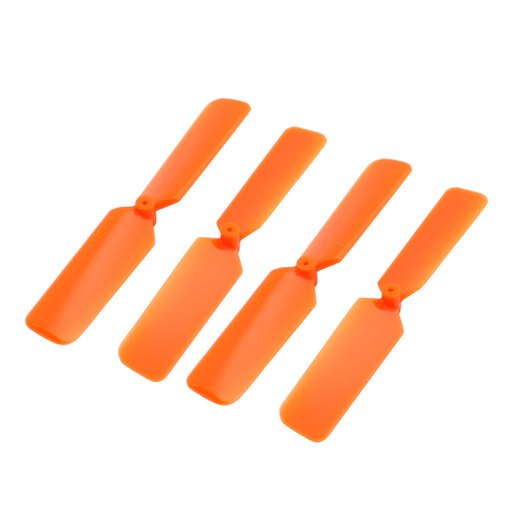 2pairs Orange Plastic RC Airplane Prop Propeller Paddle 3252 Shaft Adapter Ring