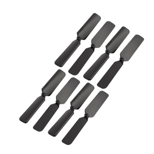 4pairs Black Plastic RC Airplane Prop Propeller Paddle 3252 + Shaft Adapter Ring