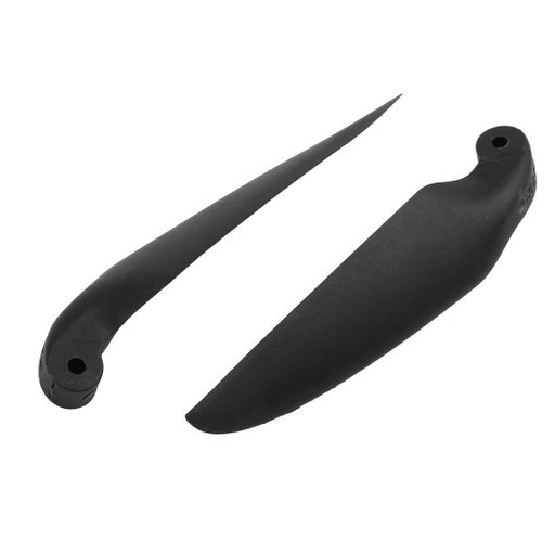 2-vane Black Plastic RC Airplane Prop Propeller Paddle 7540 Shaft Adapter Ring