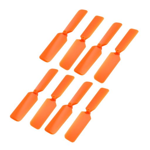 4pairs Orange Plastic RC Airplane Prop Propeller Paddle 3252 Shaft Adapter Ring