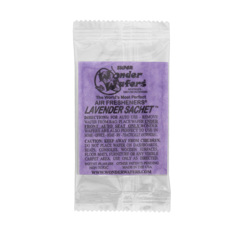 Wonder Wafers 3070 LAVENDER SACHET Scent Car Truck Air Freshener Wafer -50 Pack