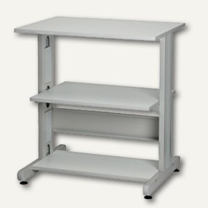 RS PRO 3 Shelf Printer Stand, 80kg Max. Load