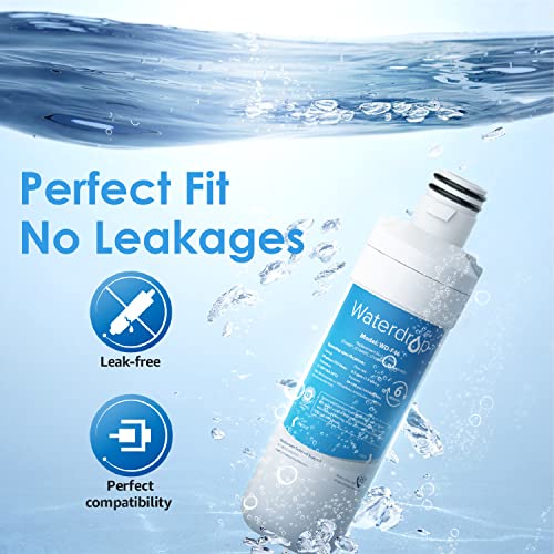 Waterdrop LT1000PC ADQ747935 MDJ64844601 Refrigerator Water Filter, Replacement for LG® LT1000P®, ADQ74793501, ADQ74793502, Kenmore 46-9980, 9980, L thumbnail