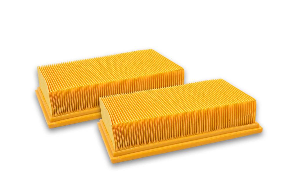 Vhbw 2x Flachfaltenfilter Filter Für Staubsauger Kärcher KM 70/30 C Bp, NT 20/1 Ap, NT 20/1 Ap Te