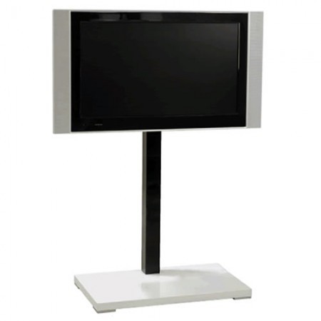 Standsäule Für Plasma LCD Bildschirme Elia 115A Boden Silber - Säule Schwarz