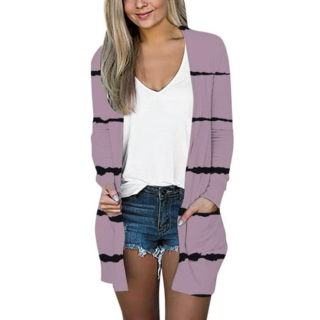 QUYUON Long Sleeve Cardigan Sale Long Sleeve Plus Size Duster Cardigan Polyester Long Chunky Cardigans Women Pockets Cardigan Jacket Style Q-4962 Wint