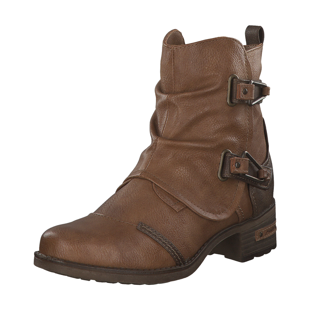 Mustang Damen Booty Stiefel Stiefeletten Boots 1229-604-301 Braun Kastanie Neu