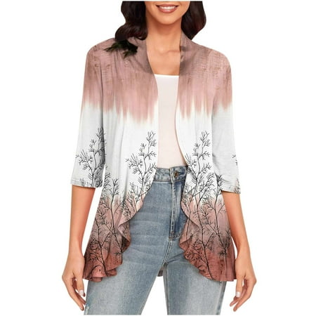 QUYUON Work Cardigans for Women Office Sale Long Sleeve Women S+cardigans Polyester Longline Cardigans Women Cardigan Jacket Style Q-9862 Winter Knit 