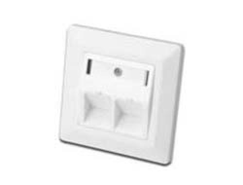Digitus Wallplate for Keystone Modules. German Type. Middle Plate 50x5