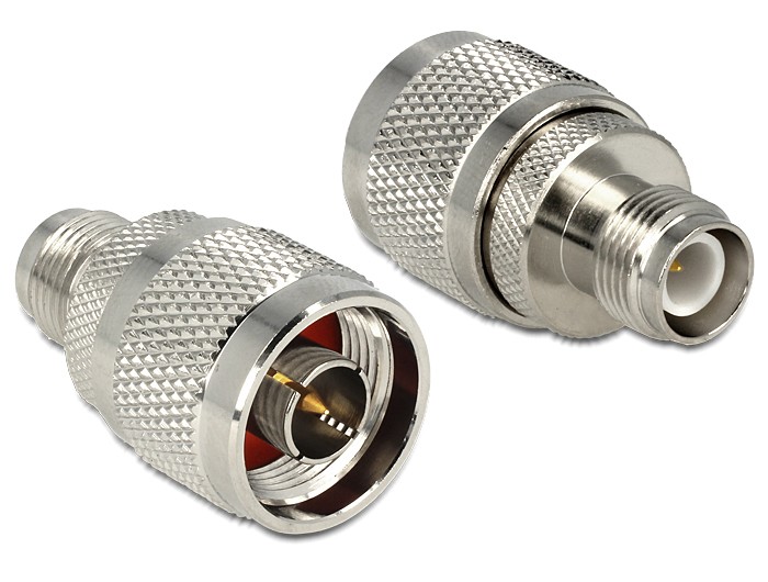 DeLOCK - RF-Adapter - HF - N-Anschluss (M) - Bis - RP-TNC (M) (88854)