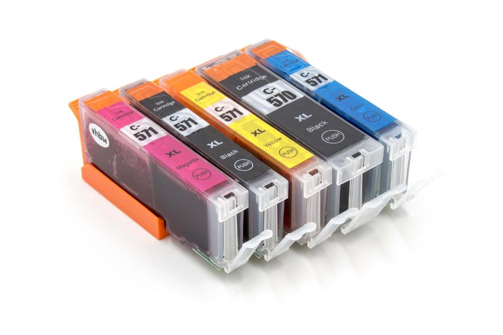 Vhbw Druckerpatronen Tintenpatronen Set Canon Pixma MG 7700 Serie, MG 7750, MG 7751, MG 7752, MG 77