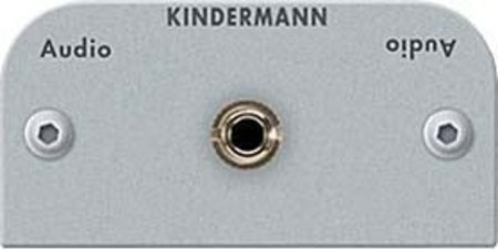 Audio 3,5 Mm Klinke Blende Mit Kabel Bu/Bu KINDERMANN 7444-511, 50x50mm (7441000511)