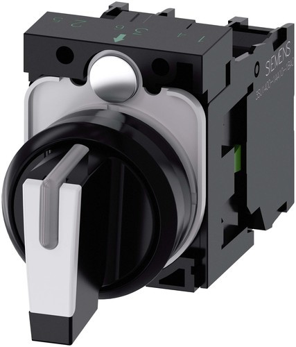Siemens 3SU11002BL601NA0 SIRIUS ACT Toggle Switch 22mm 3 Positions